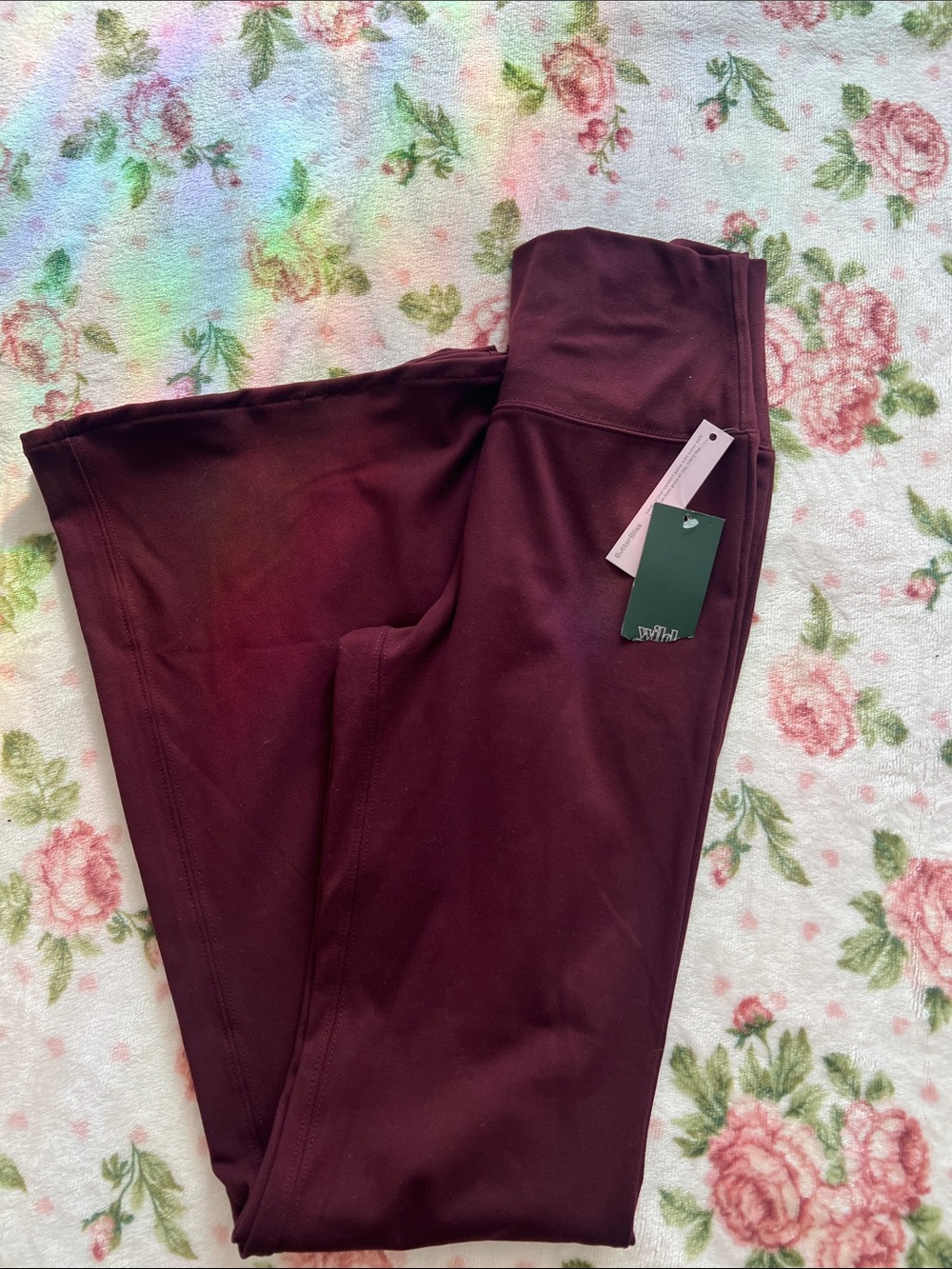 wild fable Burgundy Seamless Active Leggings